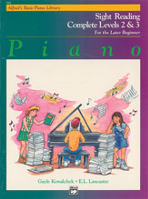 Alfred's Basic Piano Course: Sight Reading Book Complete Level 2 & 3 [Alf:00-5761]