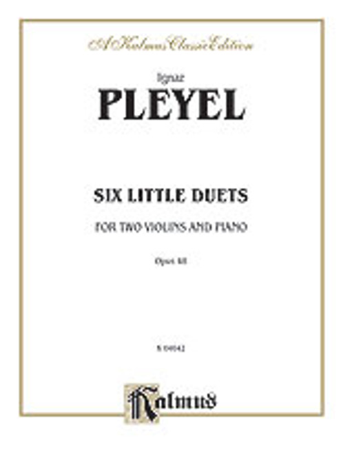 Pleyel, Six Little Duets, Op. 48 [Alf:00-K04642]