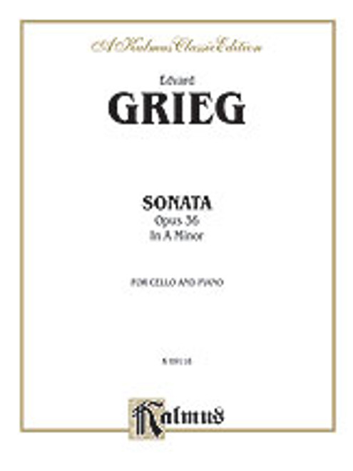 Grieg, Cello Sonata in A Minor, Op. 36 [Alf:00-K09118]