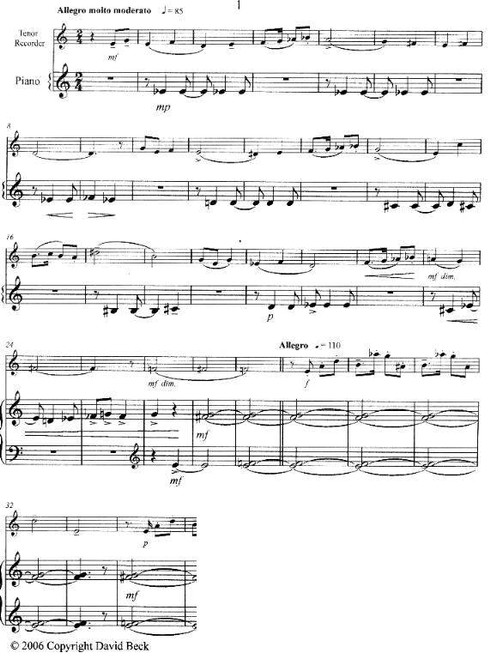 Flute a Beck [Mag:PJT0093]