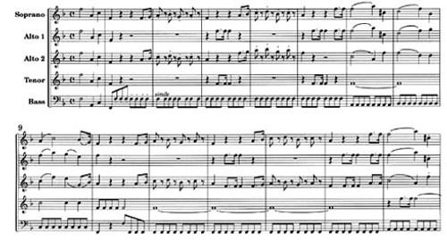 Mozart, Allegro Molto (Divertimento No 14, K270) -ScP [Mag:PP00005]