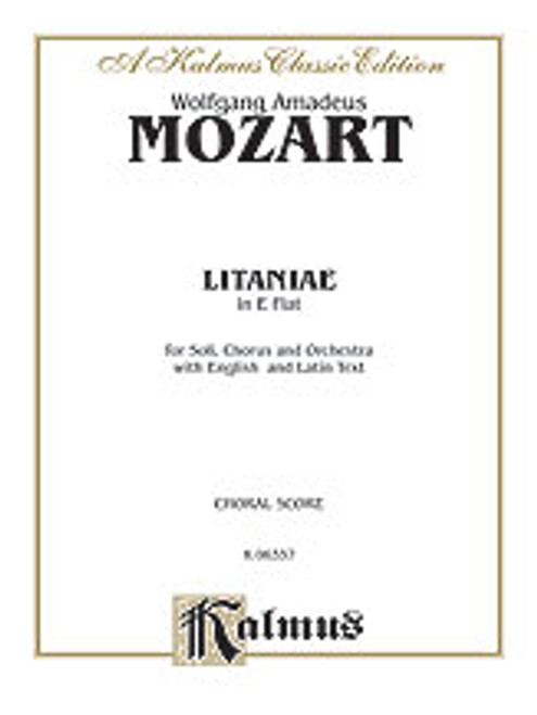 Mozart, Litaniae in E-Flat, K. 243 [Alf:00-K06337]