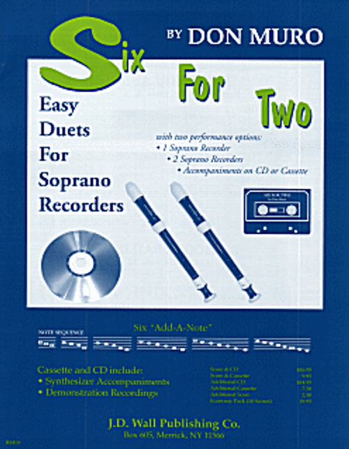 Six for Two - (continuation of Easy Eight)  score + tape [Mag:RM0010K]