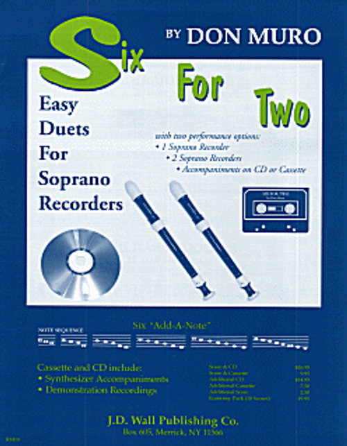 Six for Two-(continuation of Easy Eight)  score + CD [Mag:RM0010KCD]