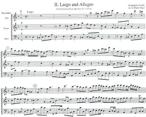 Baroque Trios (Handel and Corelli) -ScP [Mag:TR00032]