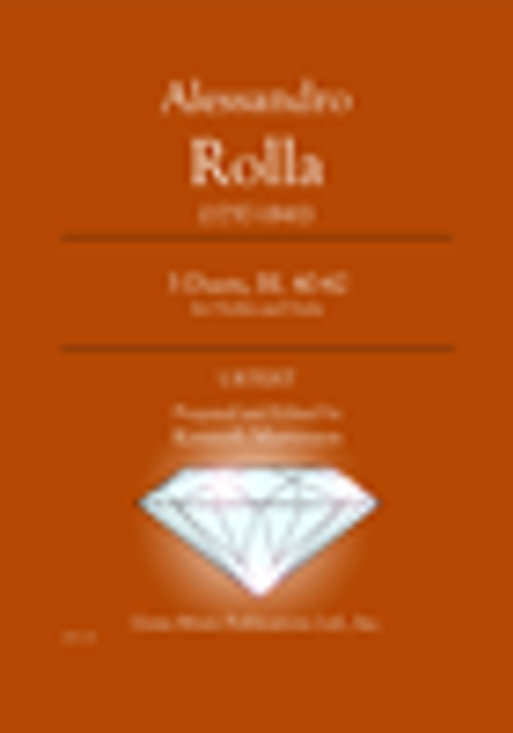 Rolla - 78 Violin-Viola Duets, BI. 33-110 Volume 3 (BI. 40-42) [GEM:GPL 110]