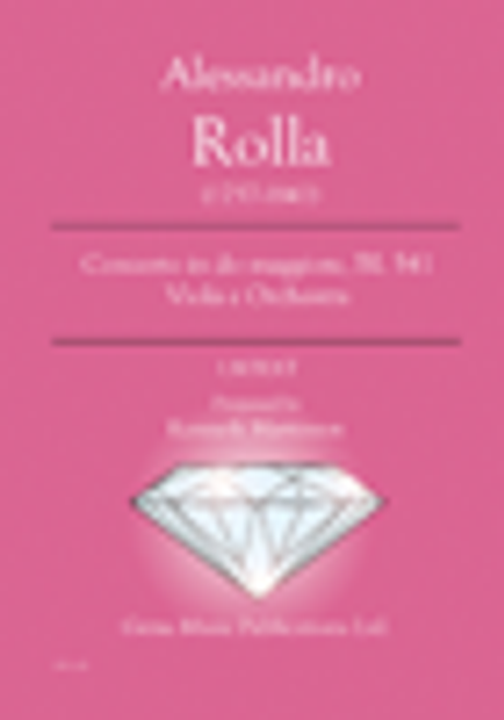 Rolla - Concerto in do maggiore, BI. 541 Viola e Orchestra [GEM:GPL 150]