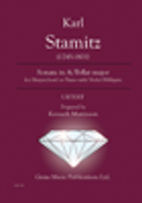 Stamitz - Sonata in A/B-flat major for Harpsichord or Piano with Viola Obbligato [GEM:GPL 158]