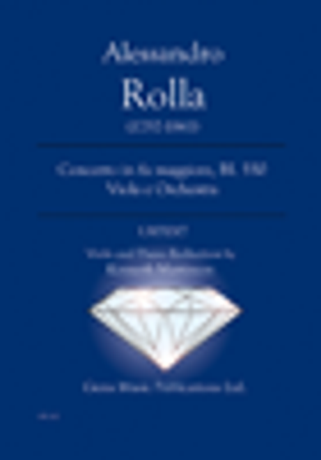 Rolla - Concerto in fa maggiore, BI. 550 Viola e Orchestra [GEM:GPL 167]