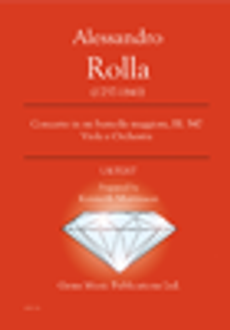 Rolla - Concerto in mi bemolle maggiore, BI. 547 Viola e Orchestra [GEM:GPL 176]