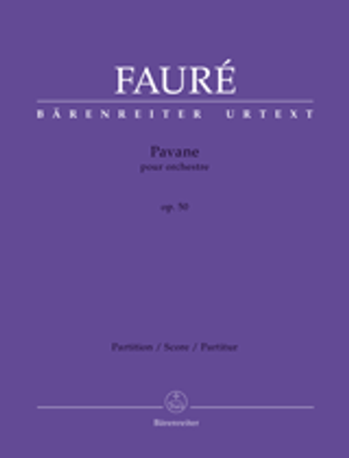 Faure, Pavane pour orchestre op. 50 [Bar:BA7887]
