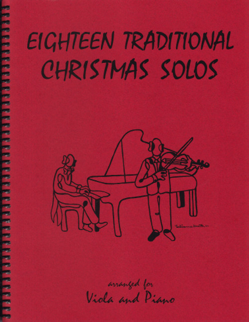 18 Traditional Christmas Solos for Viola and Piano [LR:40039]