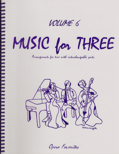 Music for Three, Volume 6, Part 1 - Flute/Oboe/Violin [LR:50611] (DIGITAL ONLY)