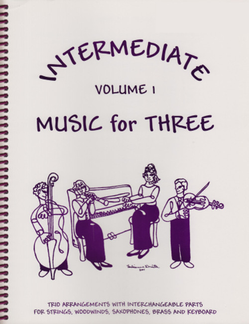 Intermediate Music for Three, Volume 1 - Keyboard/Guitar [LR:52140]