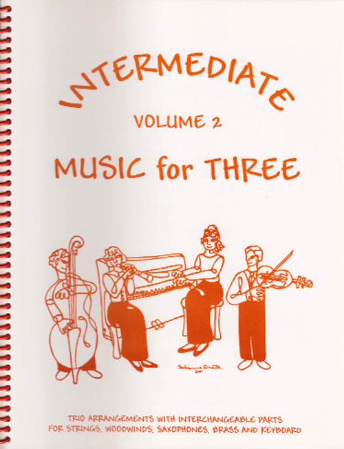 Intermediate Music for Three, Volume 2 - Keyboard/Guitar [LR:52240]