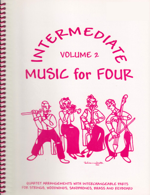 Intermediate Music for Four, Volume 2, Part 1 - Clarinet/Soprano Saxophone [LR:72213]