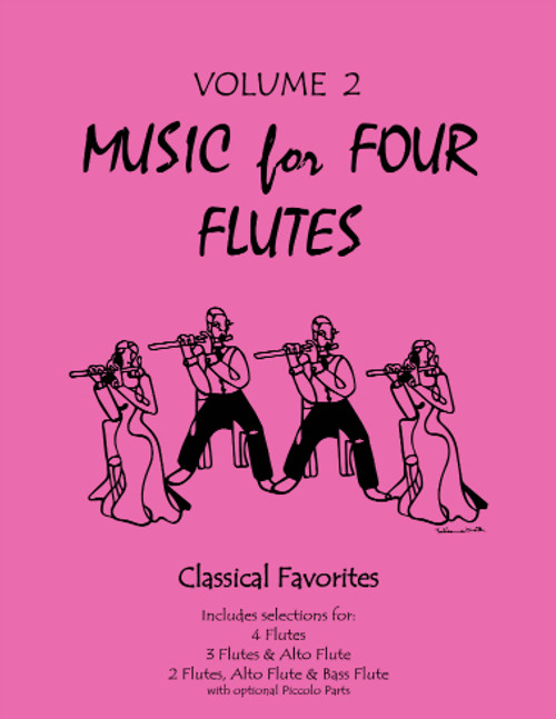 Music for Four Like Instruments, Volume 2 - Flute [LR:78002] (DIGITAL ONLY)