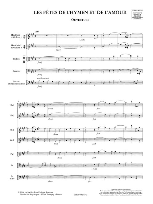 Les Fêtes de l'Hymen et de l'Amour RCT 38 [Bar:BA7569]