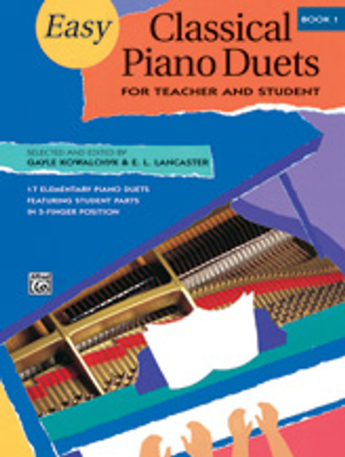 Easy Classical Piano Duets for Teacher and Student, Book 1 [Alf:00-6507]