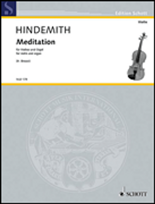 Hindemith, Meditation from Nobilissima Visione arr. for Violin and Organ [HL:49044064]