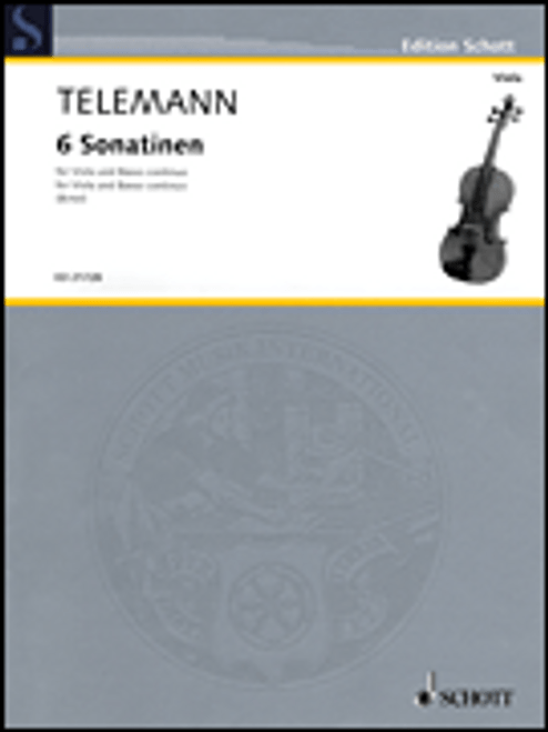 Telemann, 6 Sonatinas for Viola and Basso Continuo [HL:49044206]