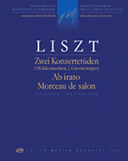 Liszt, 2 Concert Etudes: Ab irato & Morceau de salon [HL:50600122]