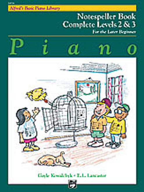 Alfred's Basic Piano Course: Notespeller Book Complete 2 & 3 [Alf:00-14556]