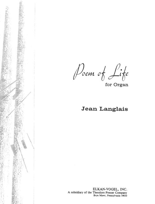 Langlais, Poem Of Life [CF:163-00016]