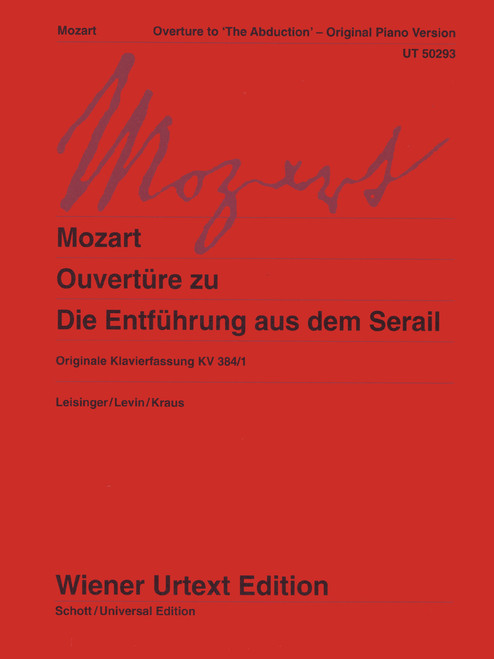 Mozart, Overture To "The Abduction" [CF:UT050293]