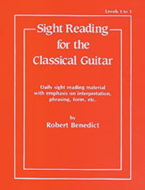 Sight Reading for the Classical Guitar, Level I-III [Alf:00-EL02942]