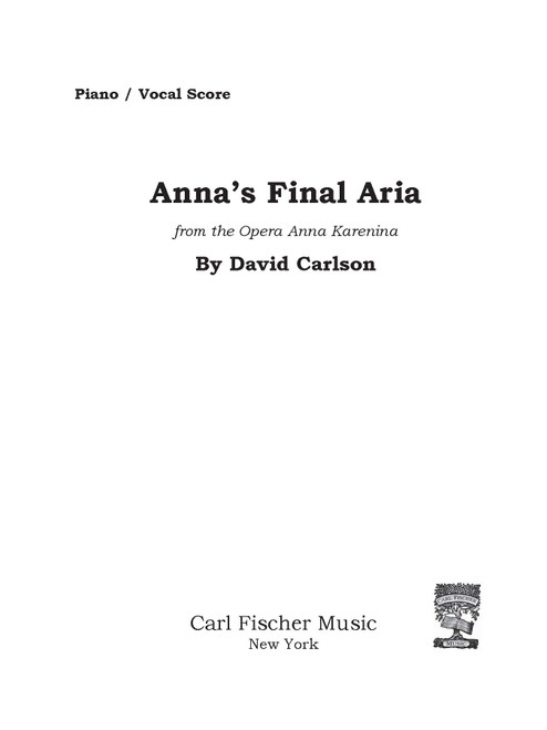 Anna's Final Aria (WT) [CF:V2492]