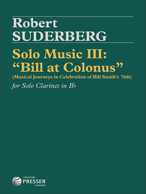 Solo Music III:  "Bill at Colonus" [CF:114-40910]
