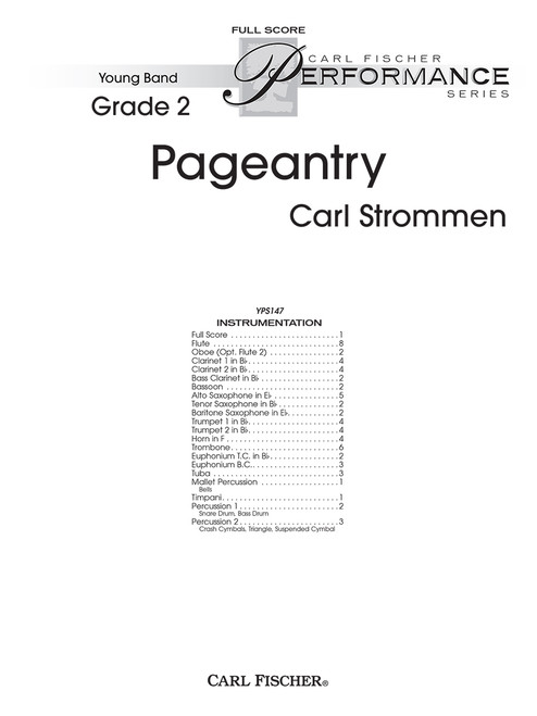 Pageantry [CF:YPS147F]