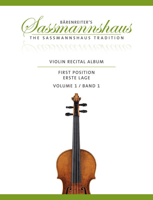 Violin Recital Album First Position, Volume 1 -20 Recital Pieces in First Position for Violin and Piano or Two Violins- [BA9668]