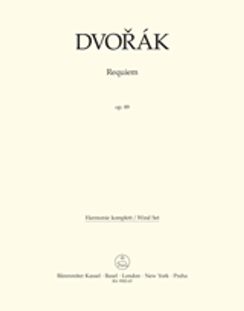 Dvorák, Requiem op. 89 (Arrangement for Soloists, Choir and Chamber Orchestra) [BA9582-65]