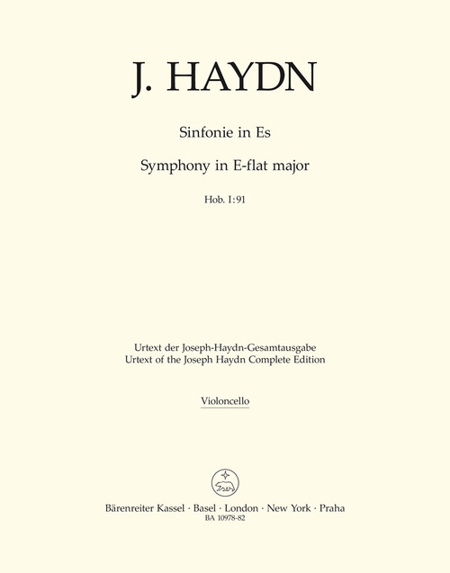 Symphony in E-flat major Hob. I:91 [Bar:BA10978-82]