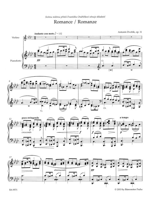 Romance op. 11 [Bar:BA9571]