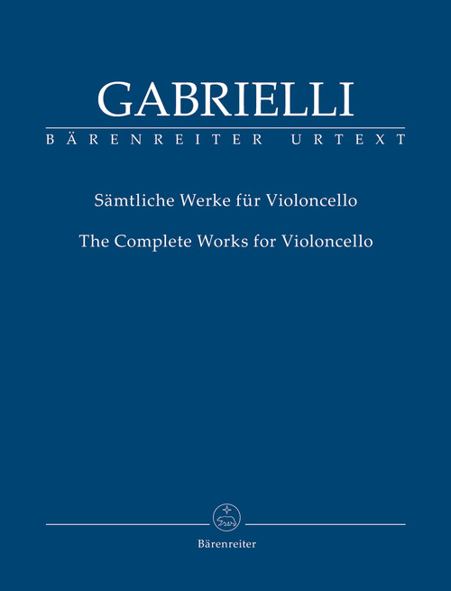 Gabrielli, The Complete Works for Violoncello [Bar:BA10920]