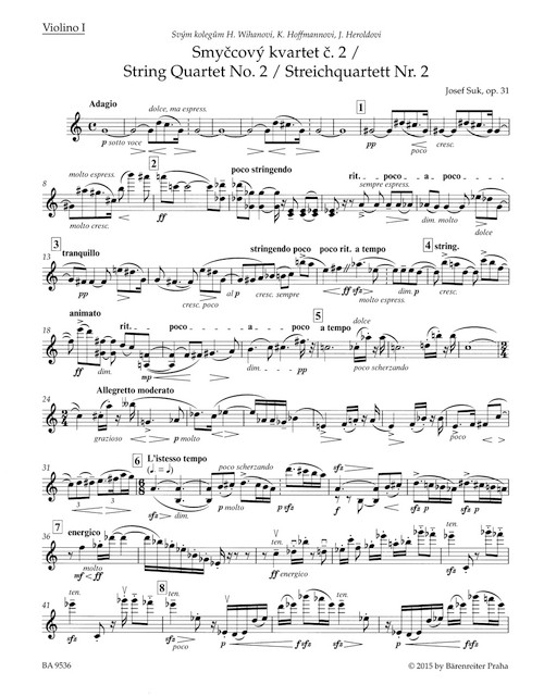 String Quartet no. 2 op. 31 [Bar:BA9536]