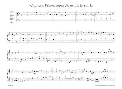 Il Primo Libro di Capricci fatti sopra diversi Soggetti, et Arie (Rom, Soldi, 1624) [Bar:BA8413]