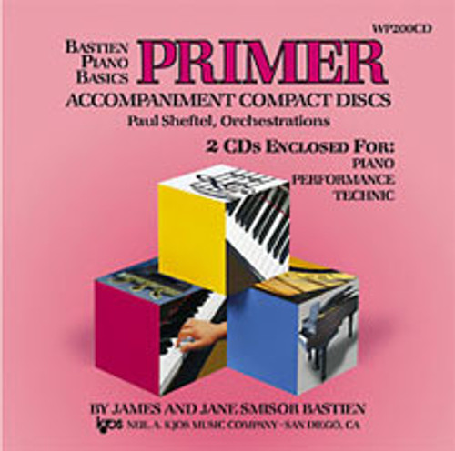 BASTIEN PIANO BASICS,PRIMER-PIANO-PERF-TECHNIC,ACCMP CDS [KJOS:WP200CD]