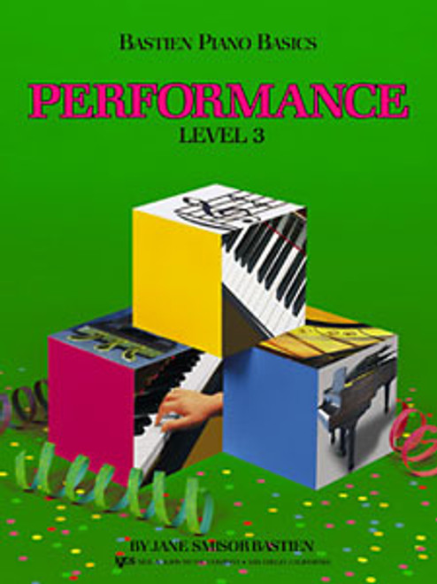 BASTIEN PIANO BASICS, LEVEL 3, PERFORMANCE [KJOS:WP213]