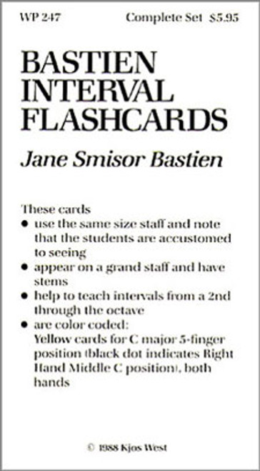 BASTIEN INTERVAL FLASHCARDS [KJOS:WP247]