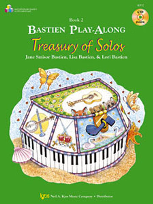 BASTIEN PLAY-ALONG: TREASURY OF SOLOS,BK2 [KJOS:KP17]