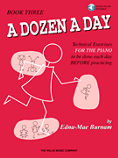 Edna Mae Burnam, A Dozen a Day Book 3 - Book/Audio [HL:416760]