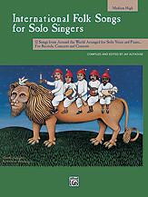 International Folk Songs for Solo Singers [Alf:00-16959]