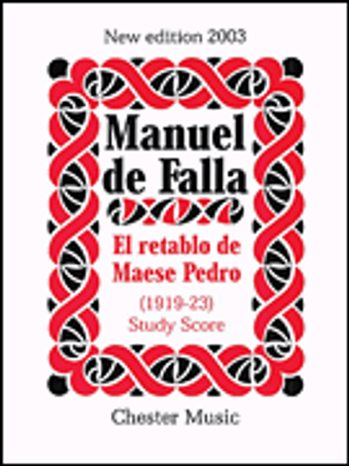 Manuel De Falla: El Retablo De Maese Pedro (Study Score) [HL:14020521]