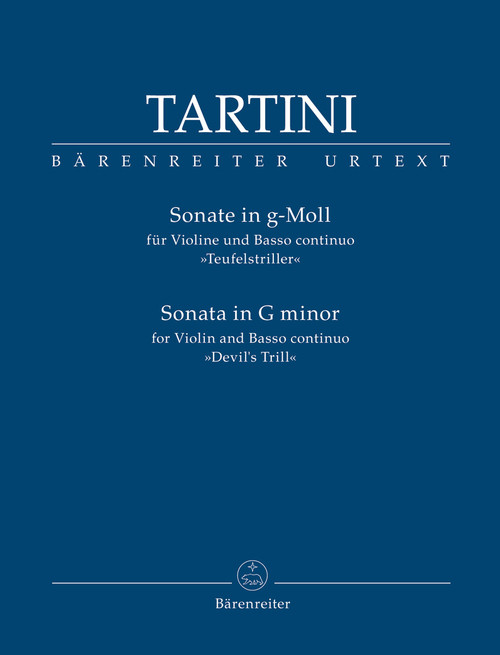 Sonata for Violin and Basso continuo in G minor "Devil's Trill" [Bar:BA10919]