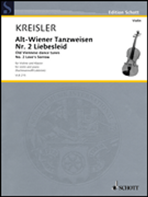 Kreisler - Love's Sorrow (Liebeslied) for Violin [HL:49045739]