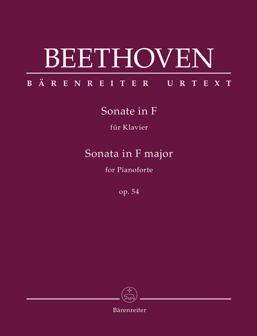 Sonata for Pianoforte in F major op. 54 [Bar:BA11806]